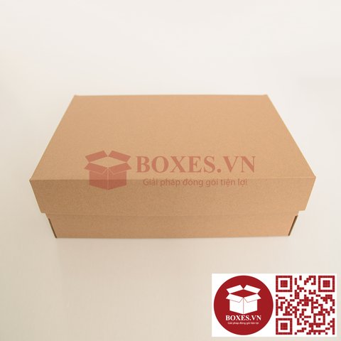Hộp giày trắng 32x12x10cm - Thùng Carton Boxes - Công Ty TNHH Boxes Việt Nam